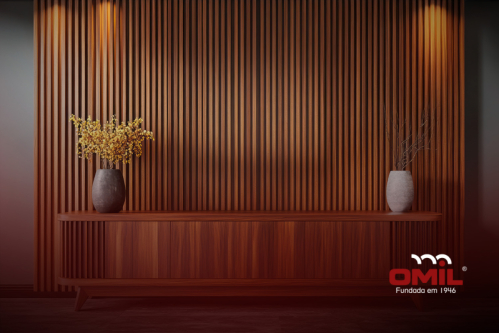Painéis ripados de madeira: design, ventilação e estética em alta no mercado de interiores